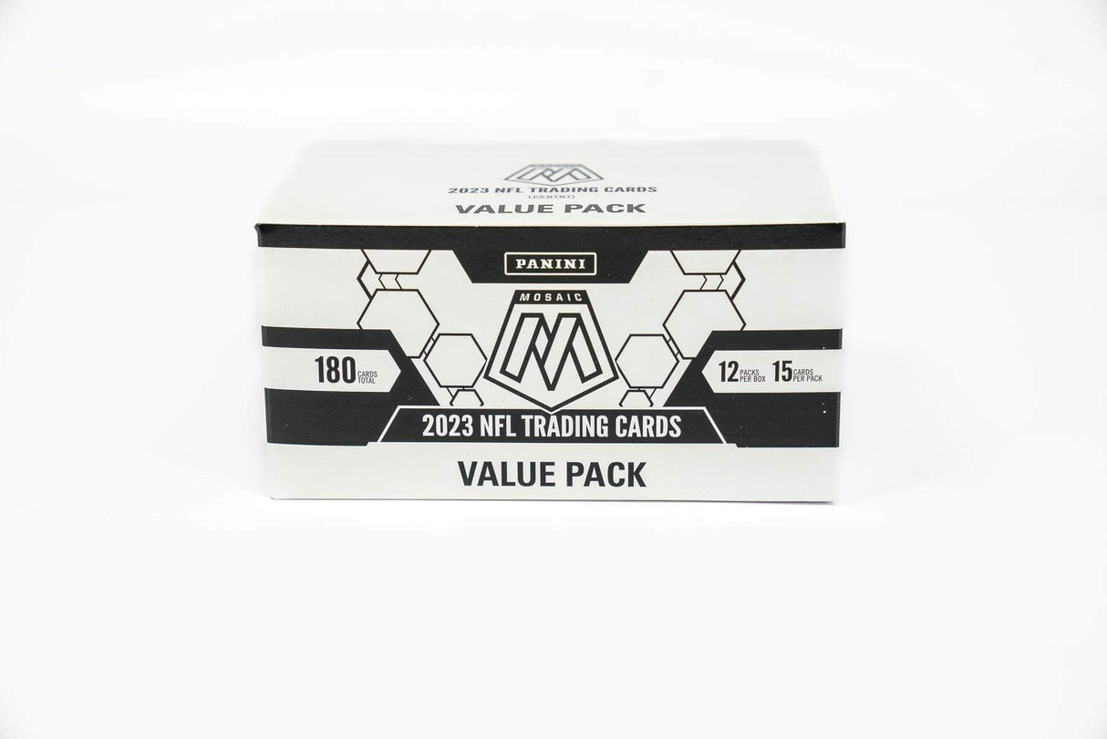 2023 Panini Mosaic Football Jumbo Value 12-Pack Box