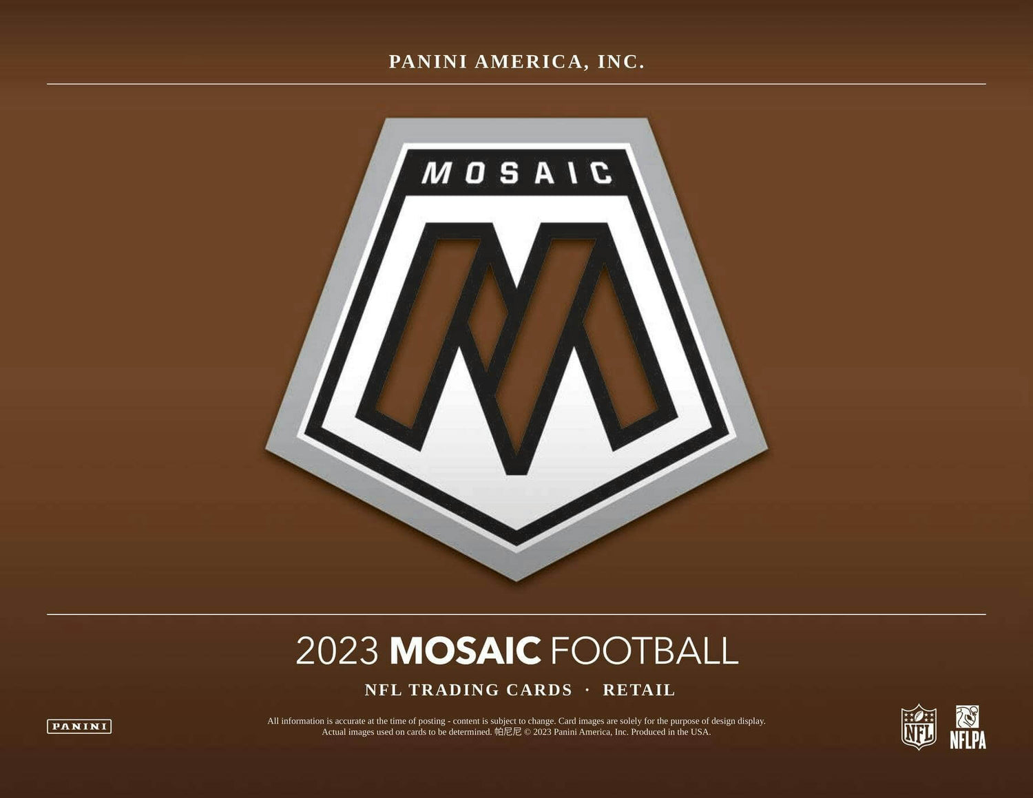 2023 Panini Mosaic Football Jumbo Value Pack