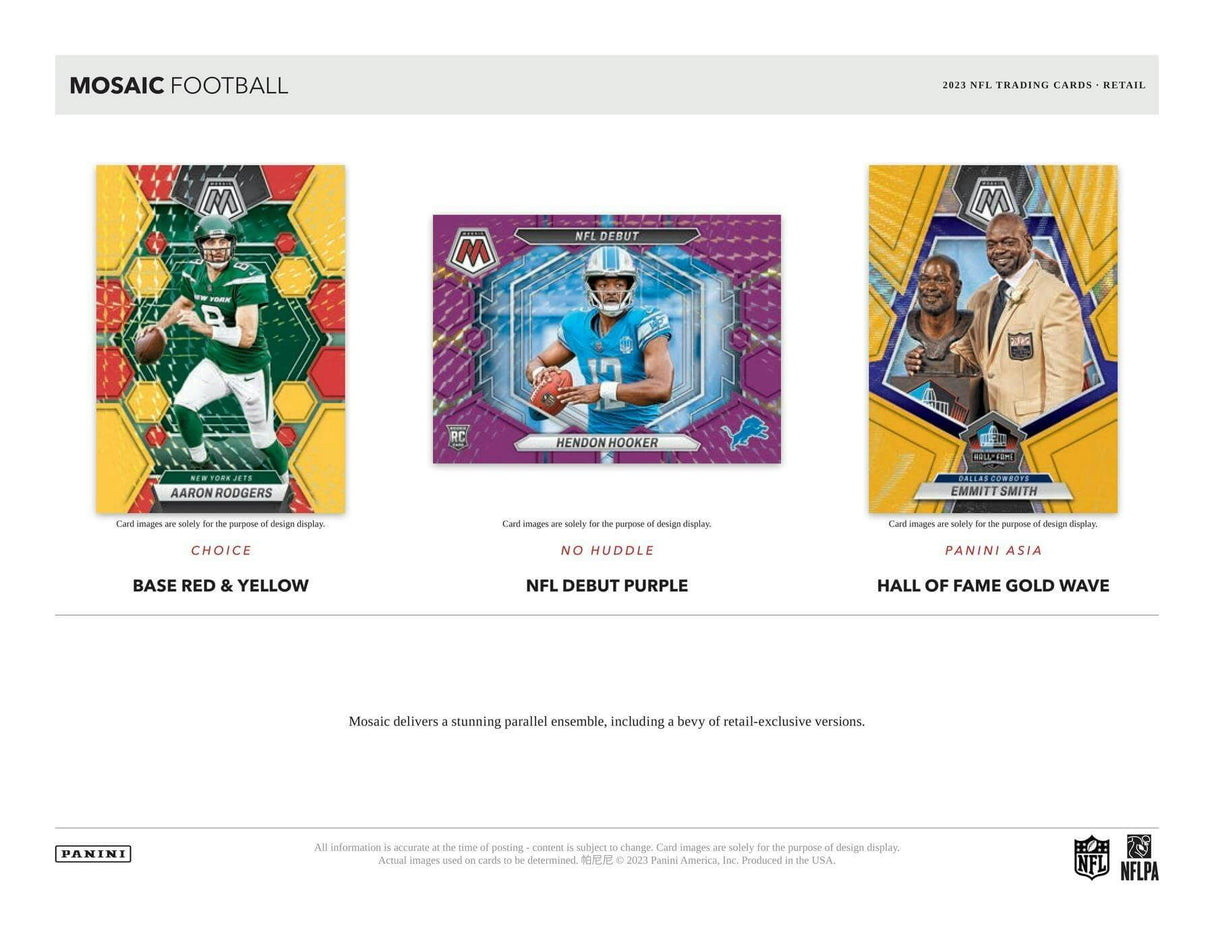 2023 Panini Mosaic Football Jumbo Value Pack