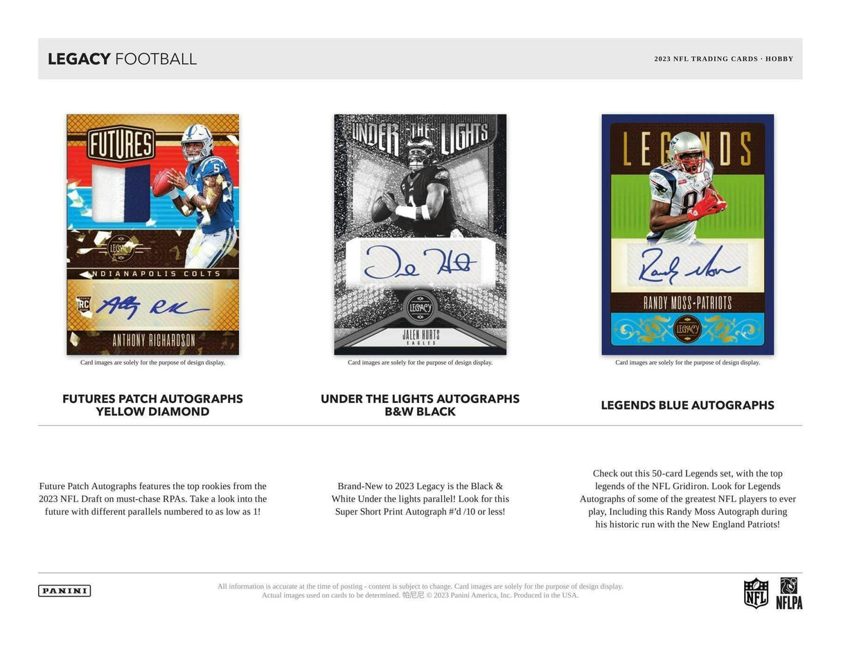 2023 Panini Legacy Football Hobby Pack