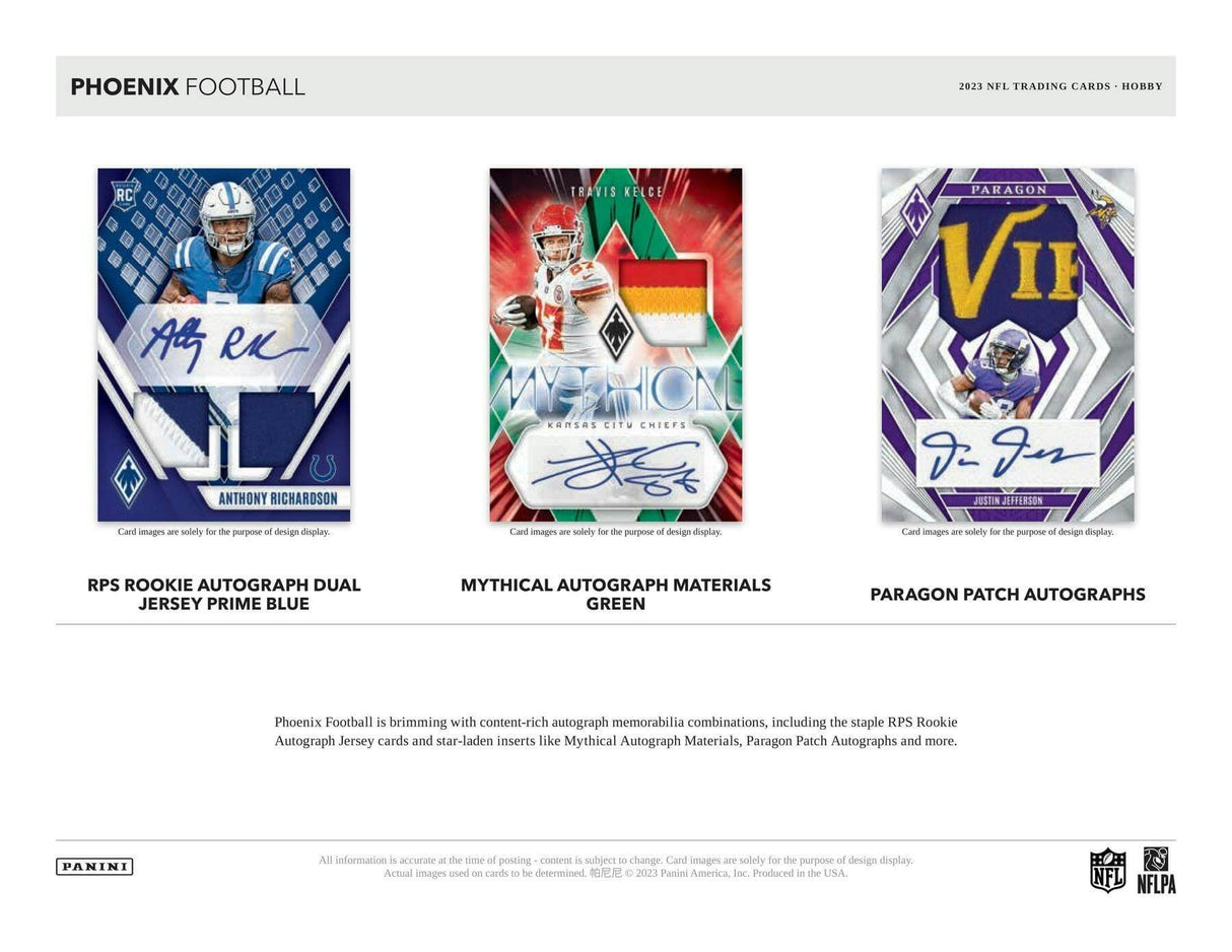 2023 Panini Phoenix Football Hobby Pack