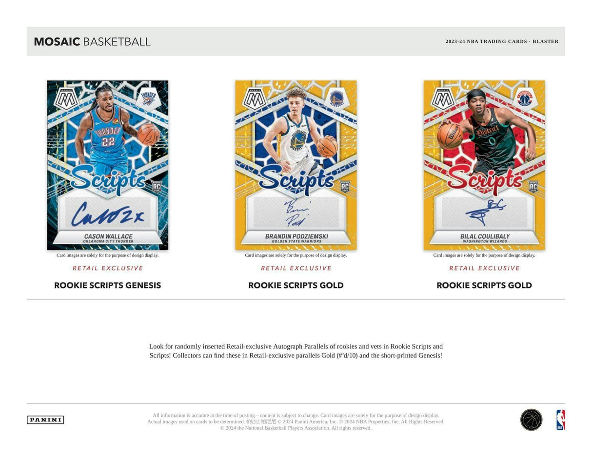 2023-24 Panini Mosaic Basketball Mega Box (Blue & Pink Mosaics)