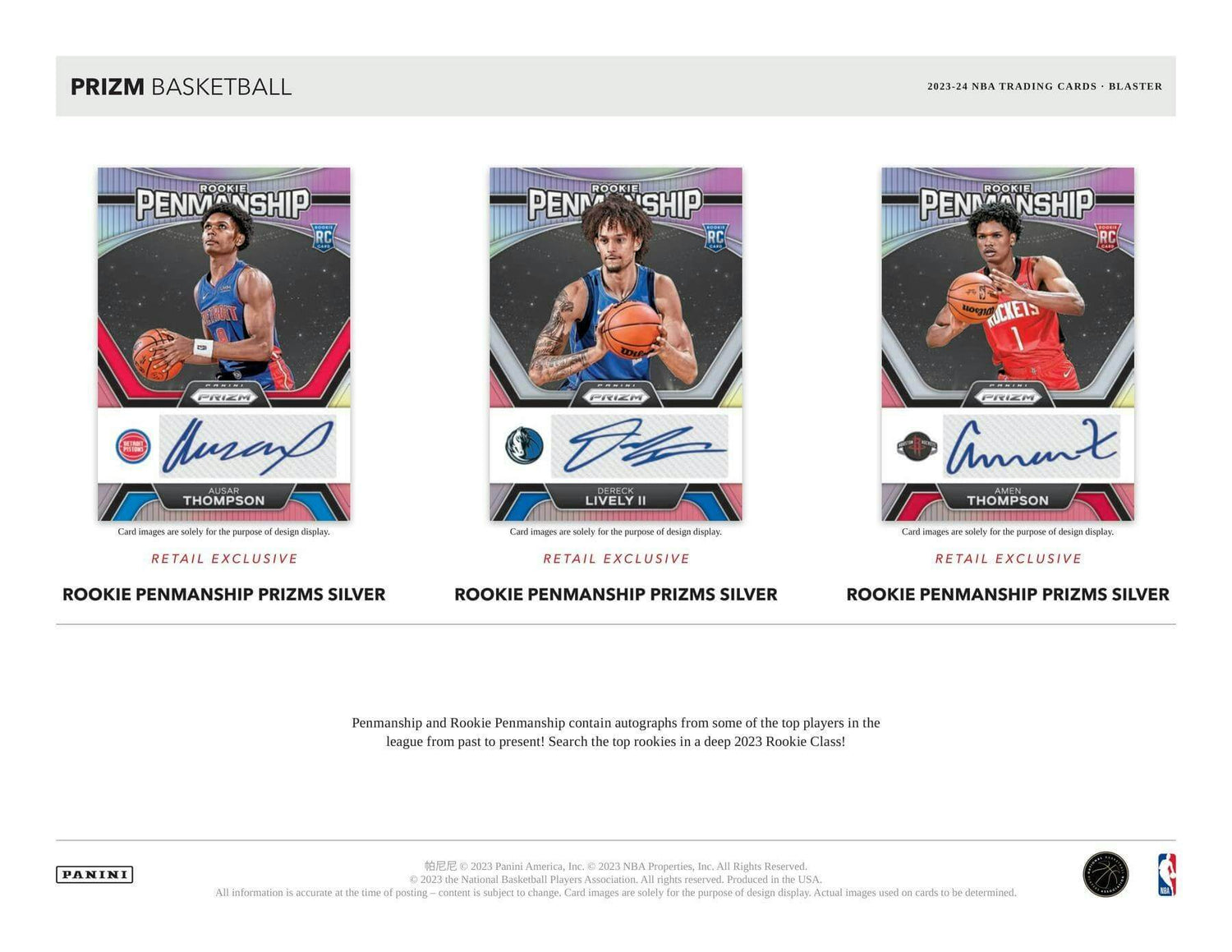 2023/24 Panini Prizm Basketball 6-Pack Blaster Box (Ice Prizms!)