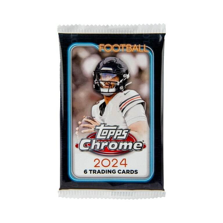 2024 Topps Chrome Football Hobby Pack