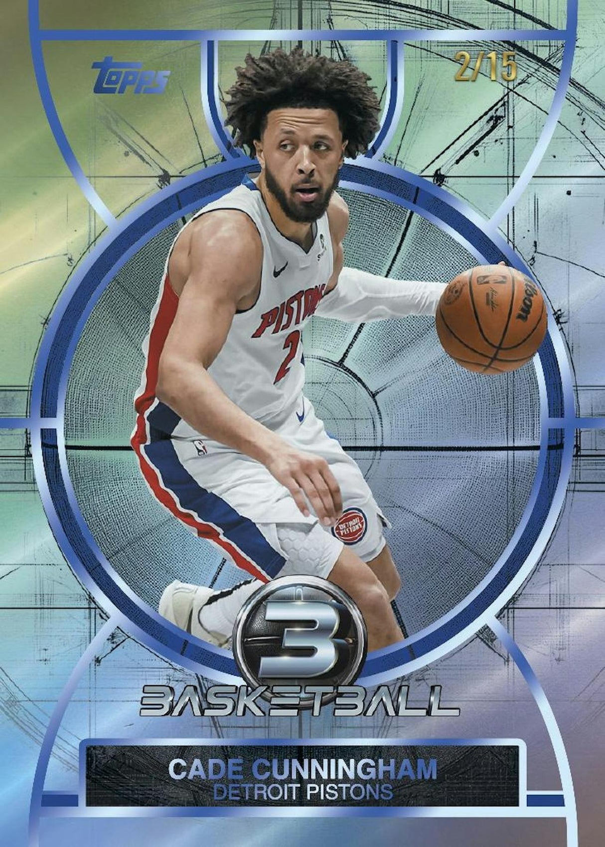2025/26 Topps Three Basketball Hobby Box