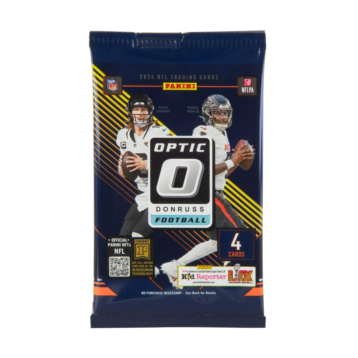2024 Panini Donruss Optic Football 6-Pack Blaster Box (Purple Shock)