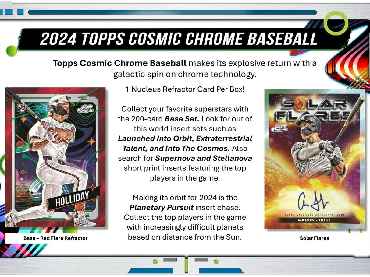 2024 Topps Cosmic Chrome Baseball Hobby Pack