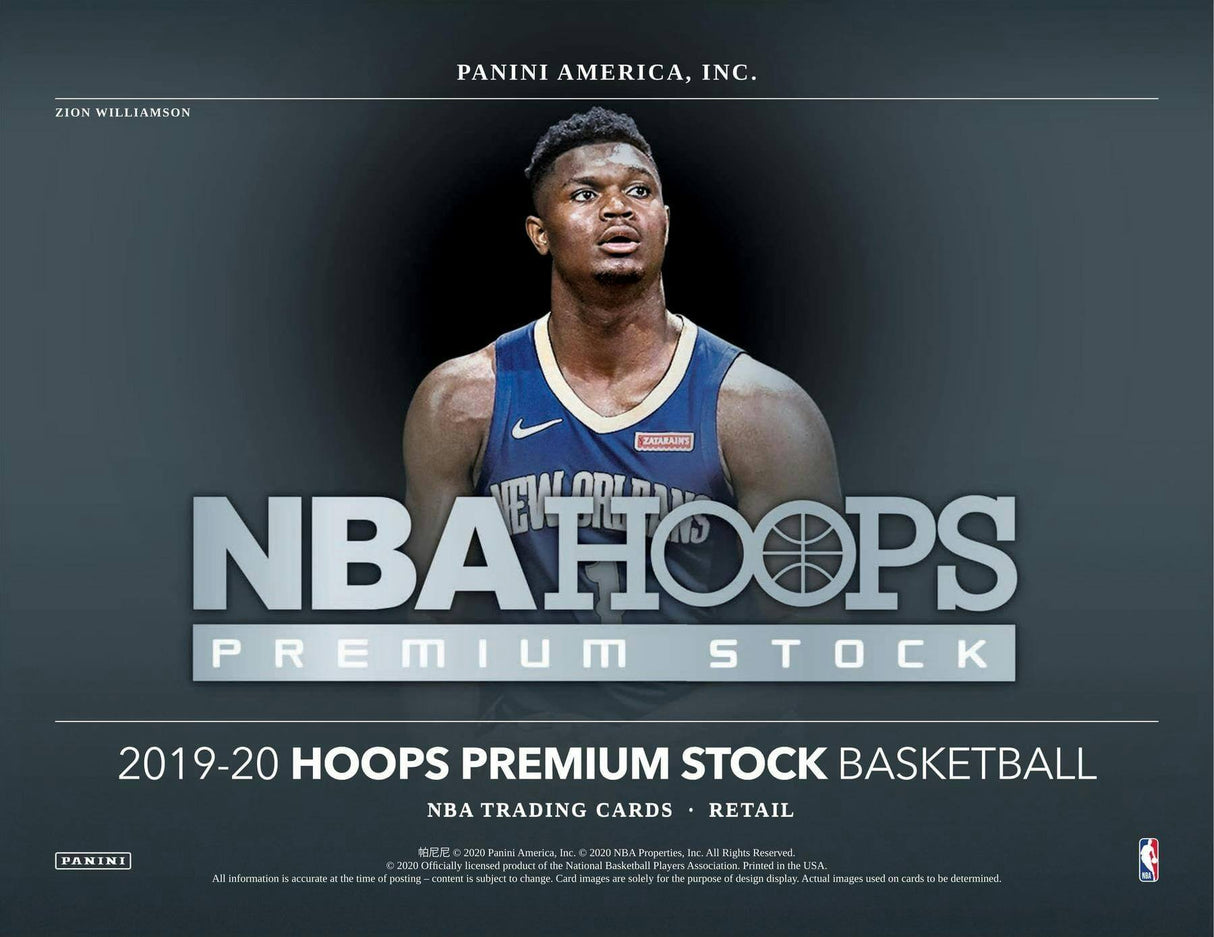 2019/20 Panini NBA Hoops Premium Stock Basketball 8-Pack Blaster Box