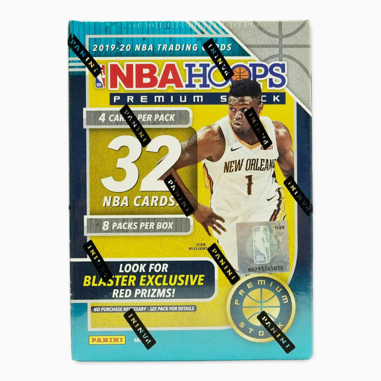 2019/20 Panini NBA Hoops Premium Stock Basketball 8-Pack Blaster Box