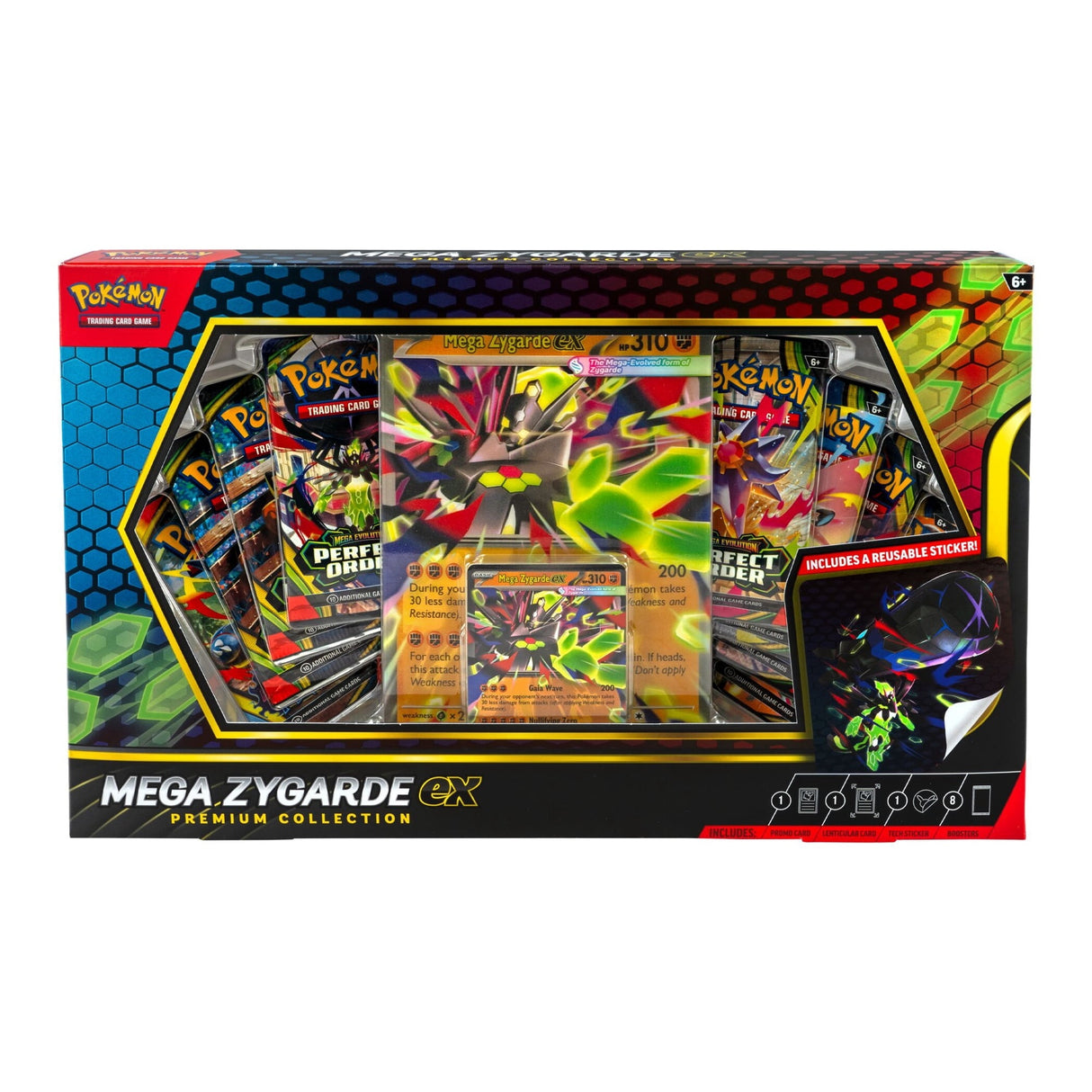 Pokemon TCG: Mega Zygarde ex Premium Collection 6-Box Case