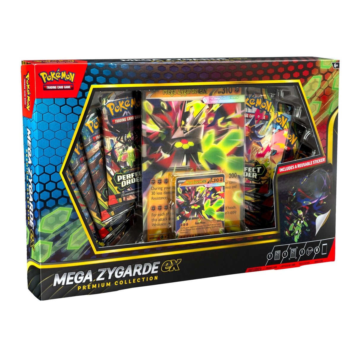 Pokemon TCG: Mega Zygarde ex Premium Collection 6-Box Case