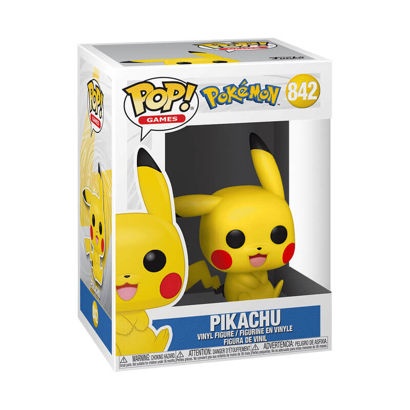 Funko POP! Games: Pokémon - Pikachu Sitting (#842)