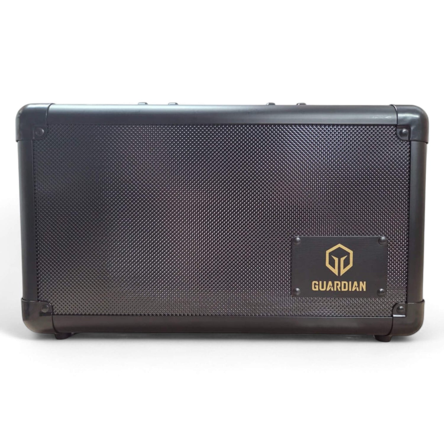 Guardian: 1-Row Graded Card Aluminum Storage Case (Black Diamond Pattern)