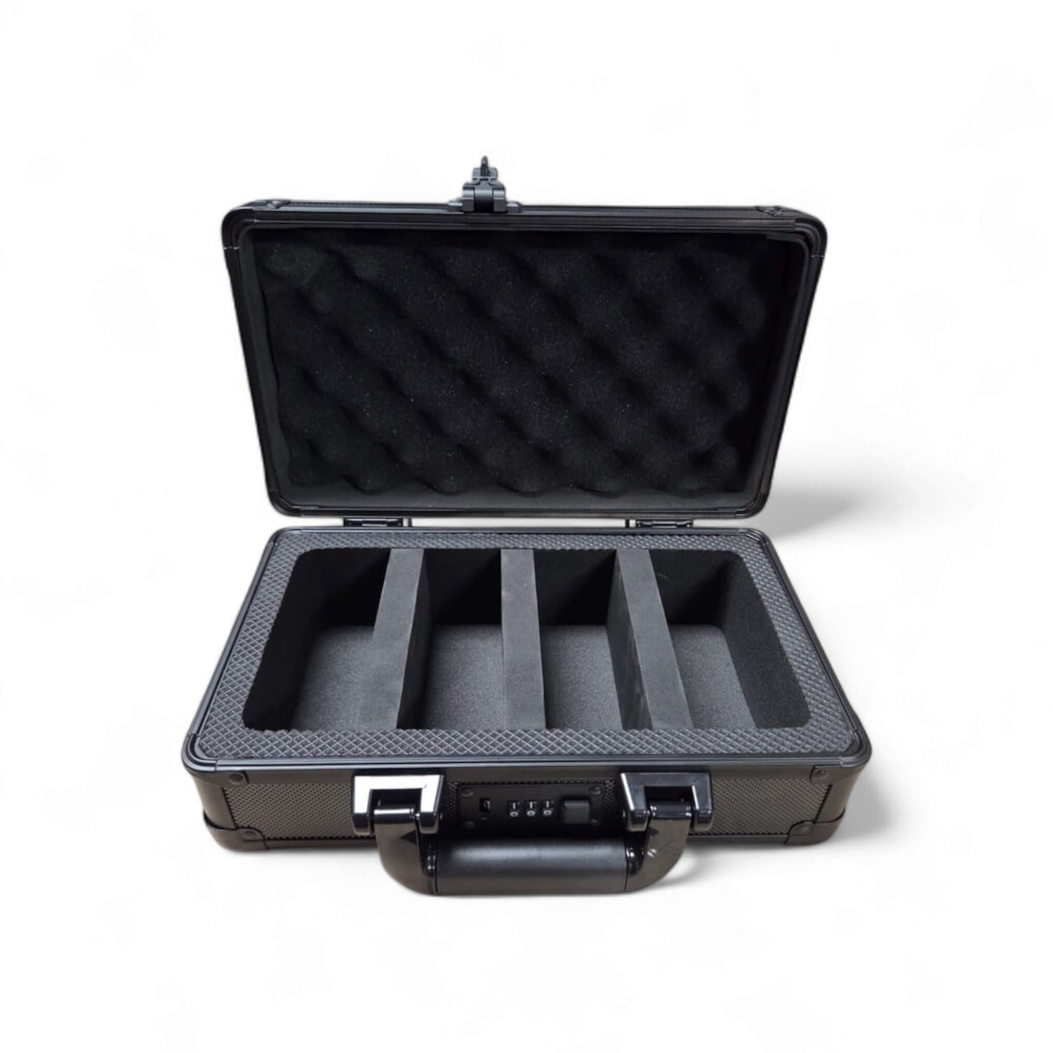 Guardian: 1-Row Graded Card Aluminum Storage Case (Black Diamond Pattern)