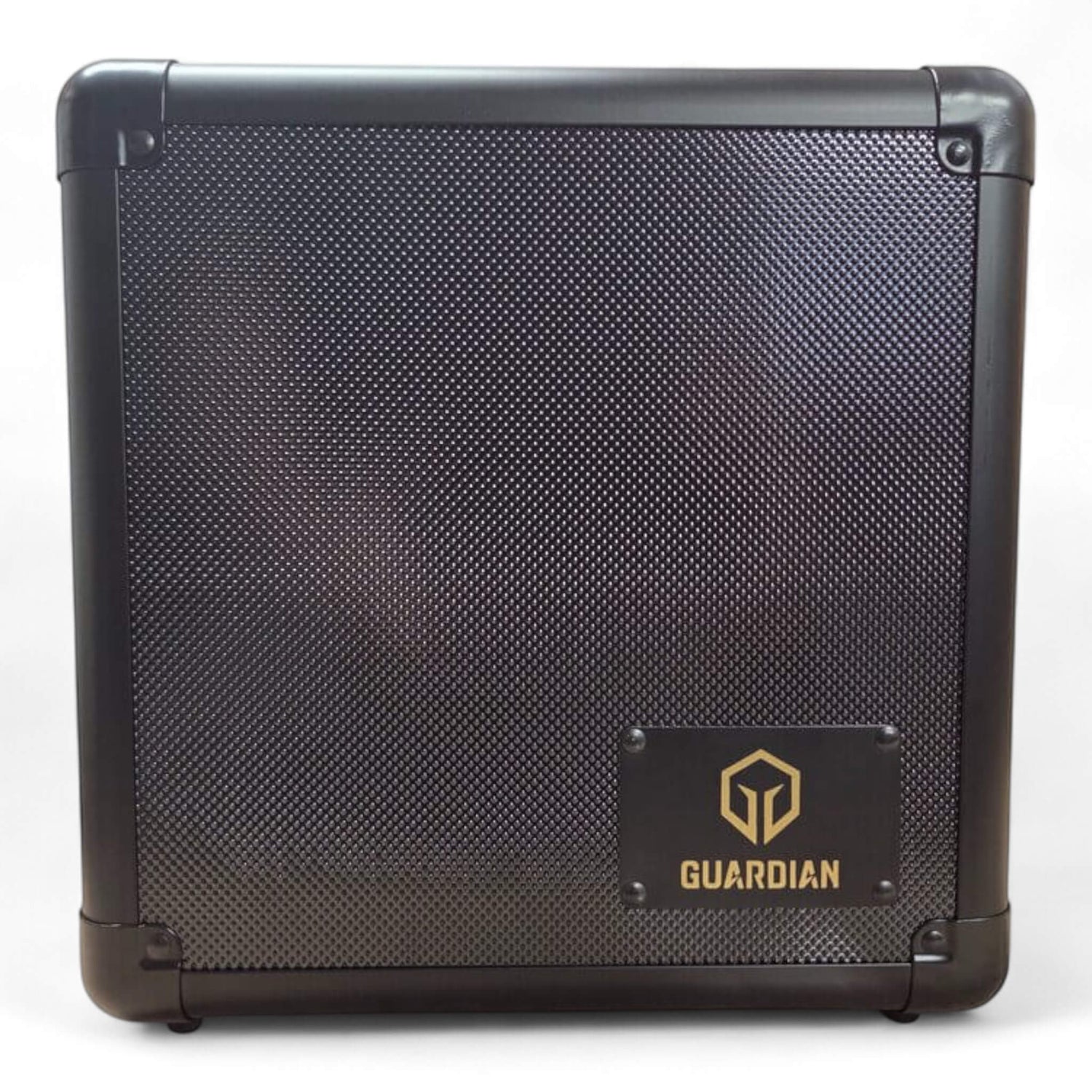 Guardian: 2-Row Graded Card Aluminum Storage Case (Black Diamond Pattern)