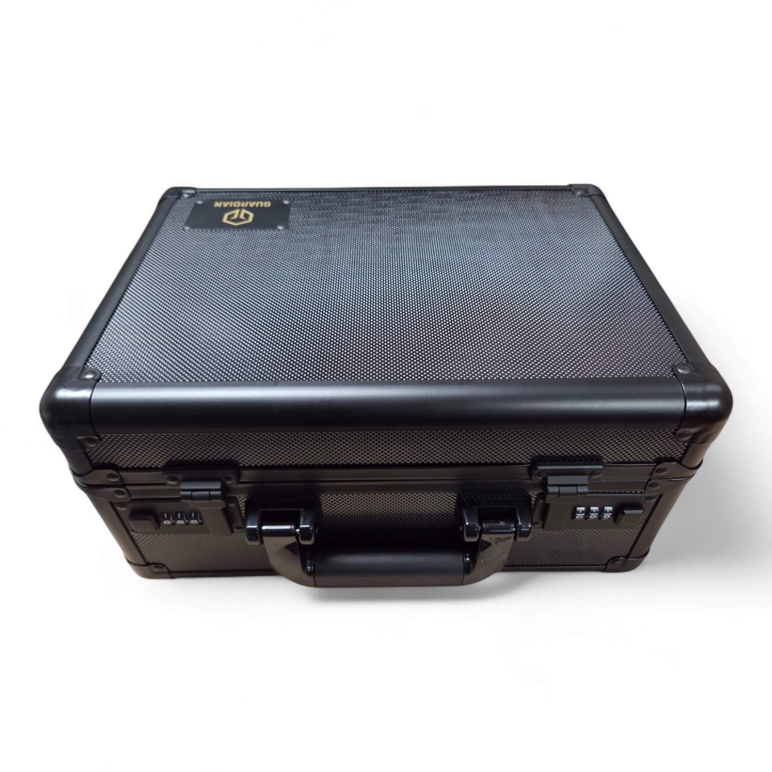 Guardian: 3-Row Graded Card Aluminum Storage Case (Black Diamond Pattern)