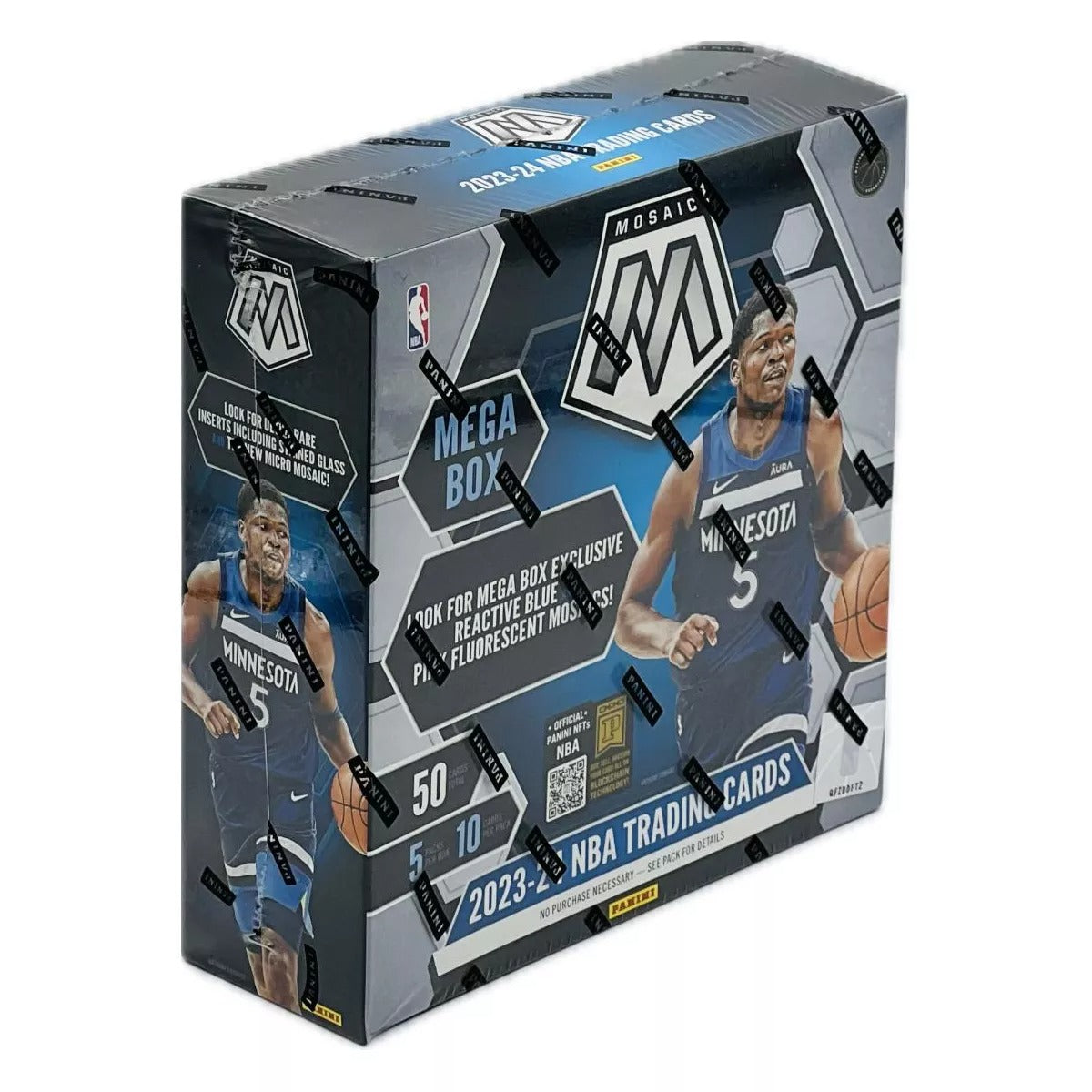 2023-24 Panini Mosaic Basketball Mega Box (Blue & Pink Mosaics)
