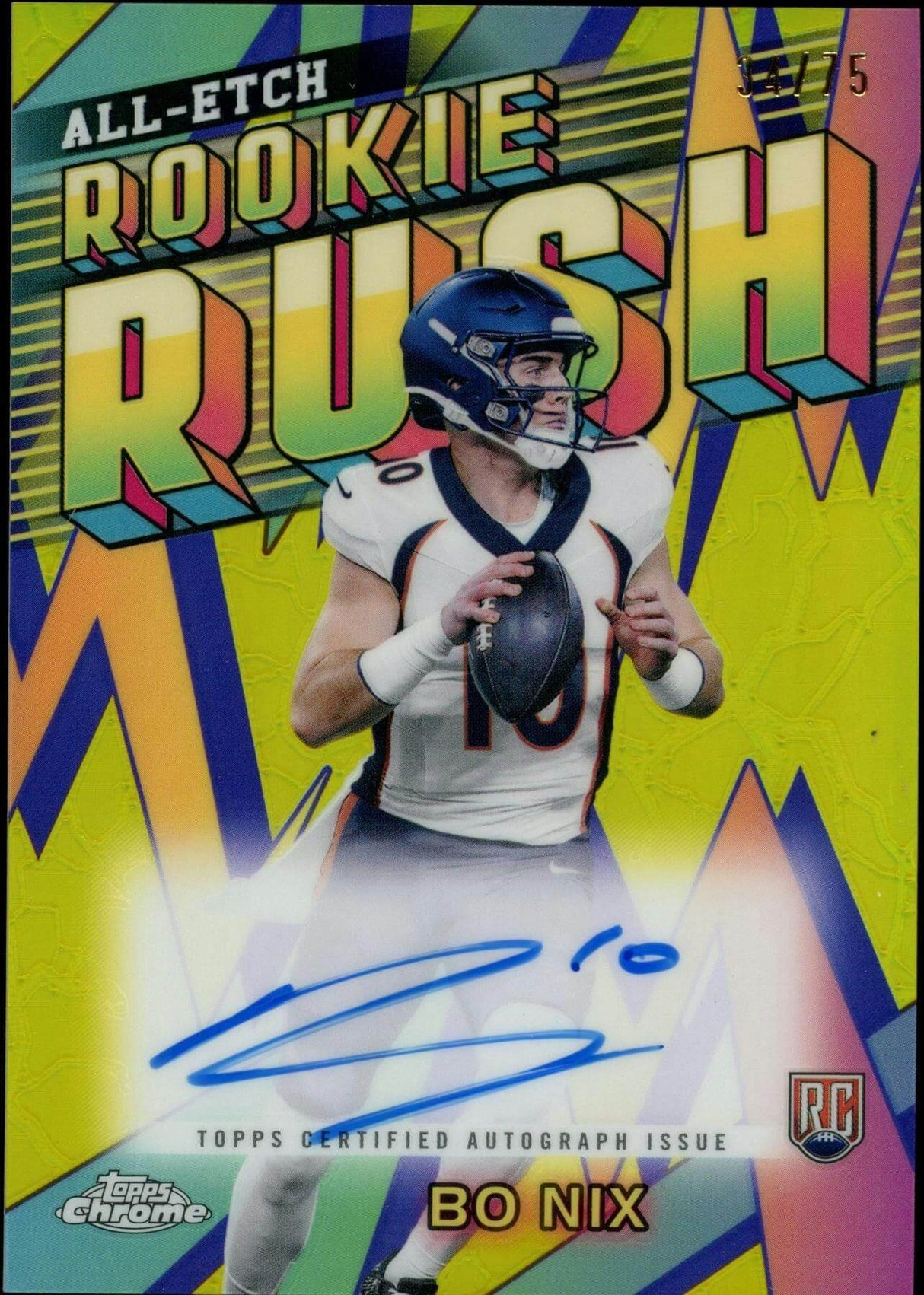 2025 Hit Parade Football Autographed Card Limited Series 17 Hobby Box