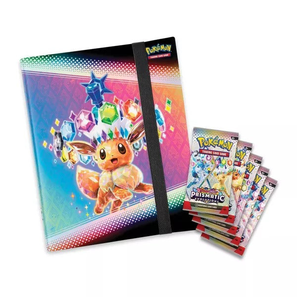 Pokemon TCG: Scarlet & Violet Prismatic Evolutions (SV8.5) Binder Collection Box