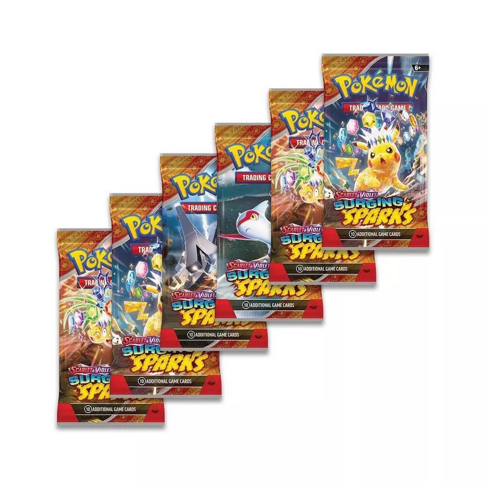 Pokemon TCG: Scarlet & Violet (SV08) Surging Sparks Booster Bundle (Retail)