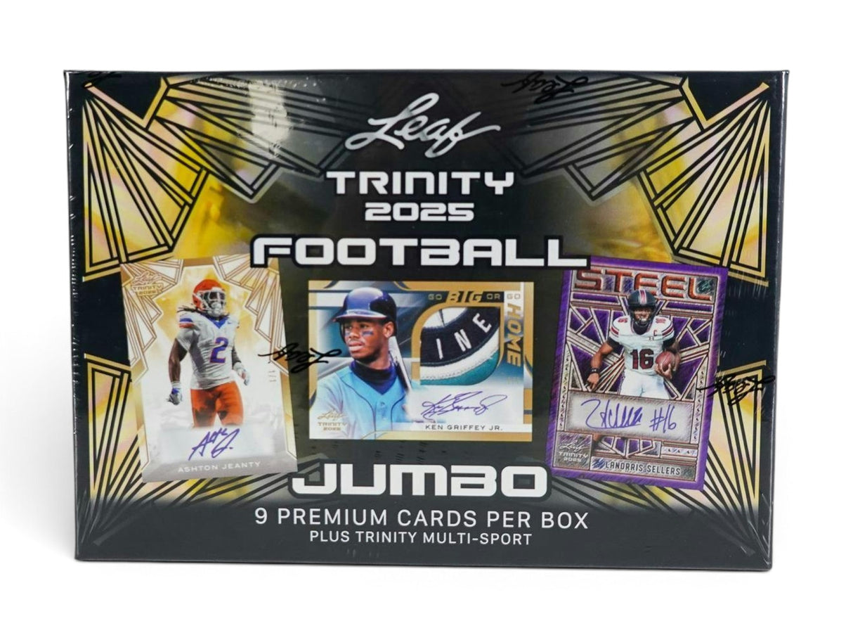 2025 Leaf Trinity Football Hobby Jumbo Box