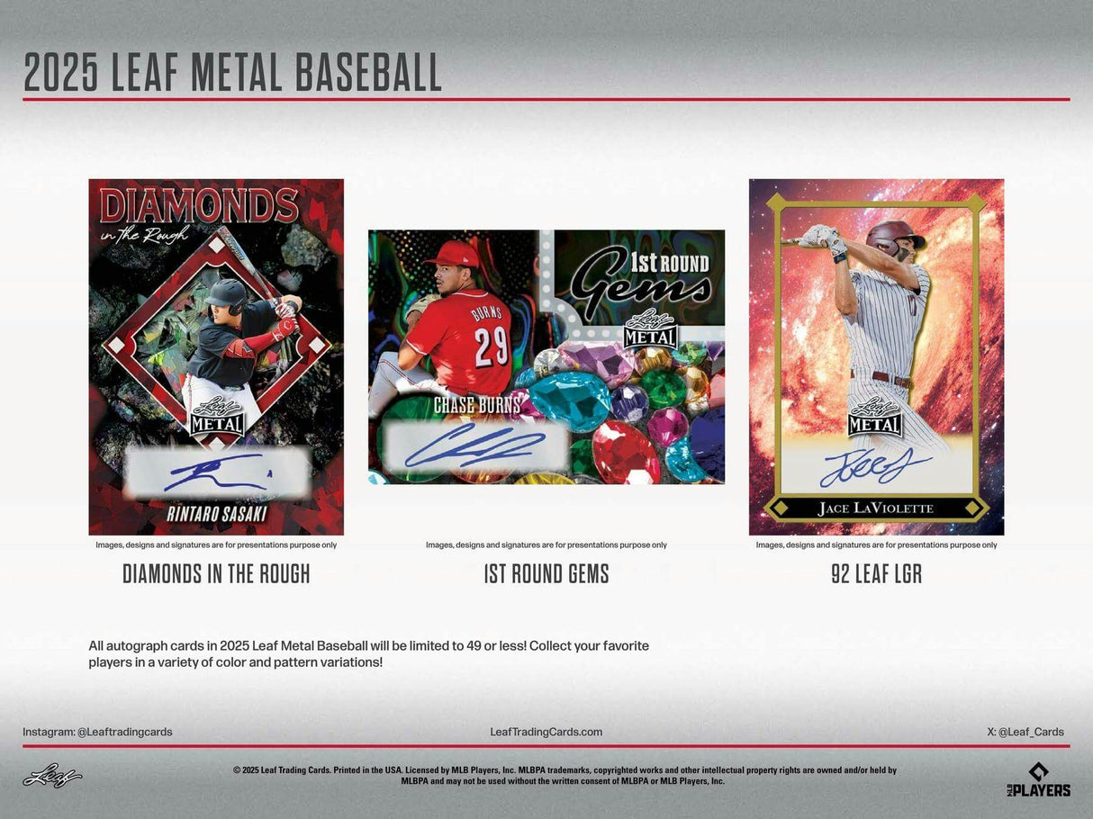 2025 Leaf Metal Baseball Hobby Box