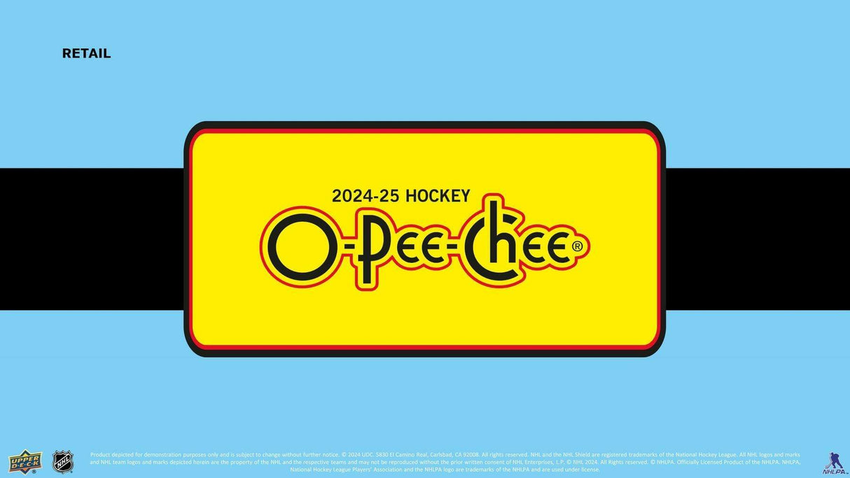 2024/25 Upper Deck O-Pee-Chee Hockey 9-Pack Blaster Box