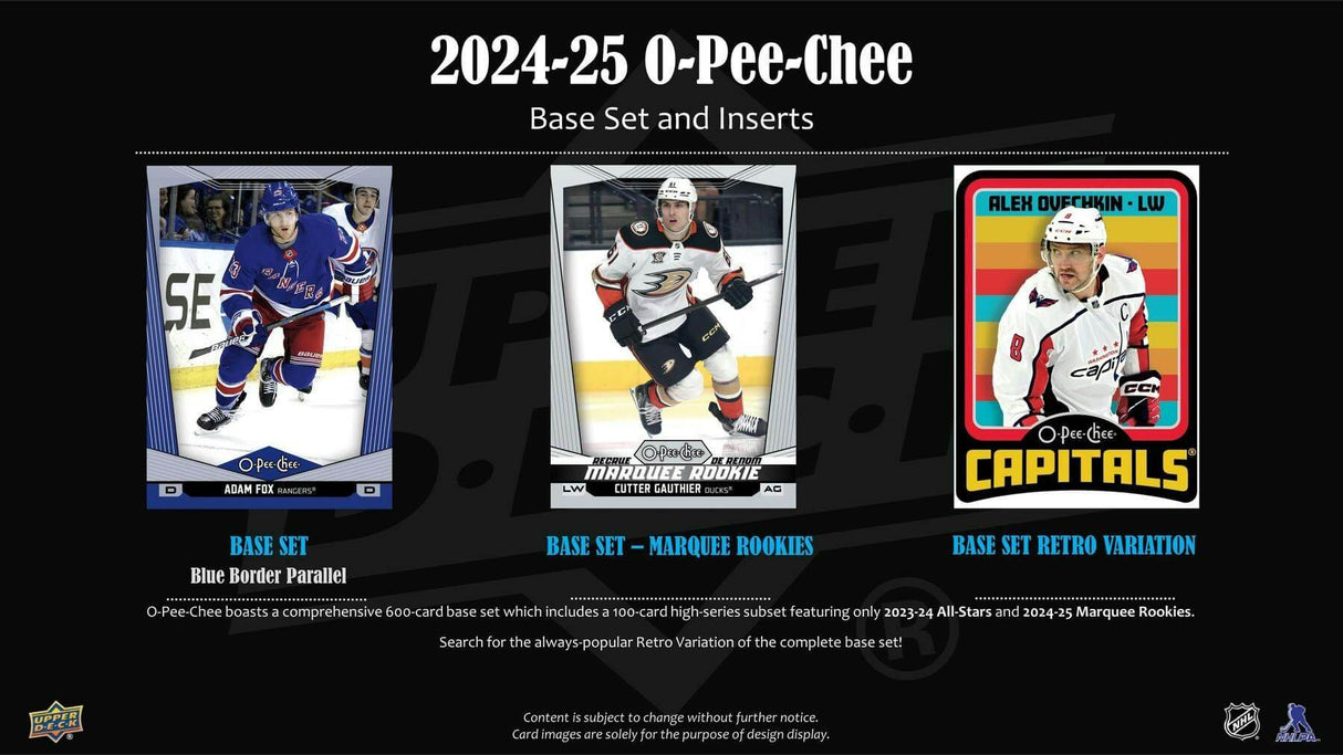 2024/25 Upper Deck O-Pee-Chee Hockey 9-Pack Blaster Box