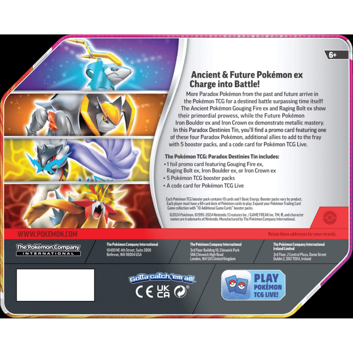 Pokemon TCG: Azure Legends Tin