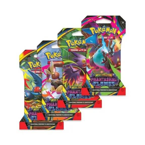 Pokemon TCG: Mega Evolution Phantasmal Flames (ME02) Sleeved Booster Pack