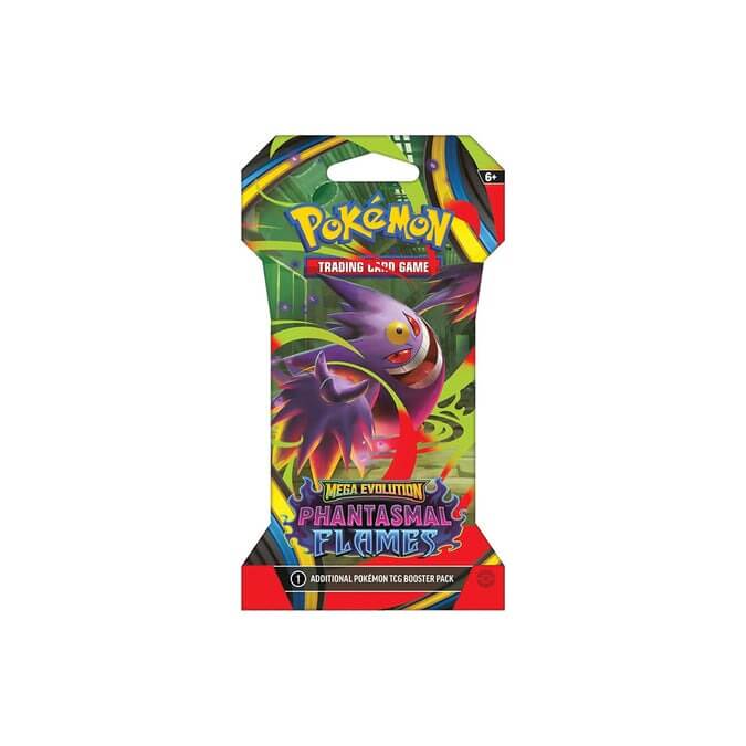 Pokemon TCG: Mega Evolution Phantasmal Flames (ME02) Sleeved Booster Pack