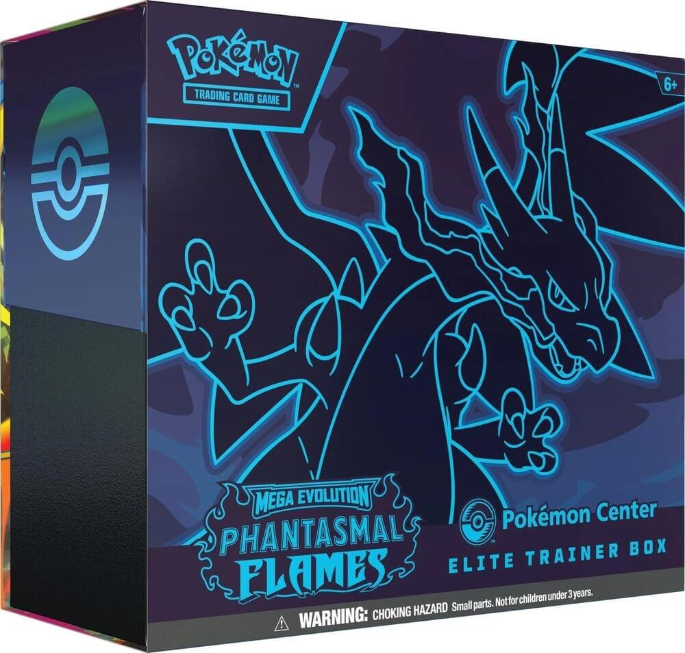Pokemon TCG: Mega Evolution Phantasmal Flames (ME02) POKEMON CENTER Elite Trainer Box