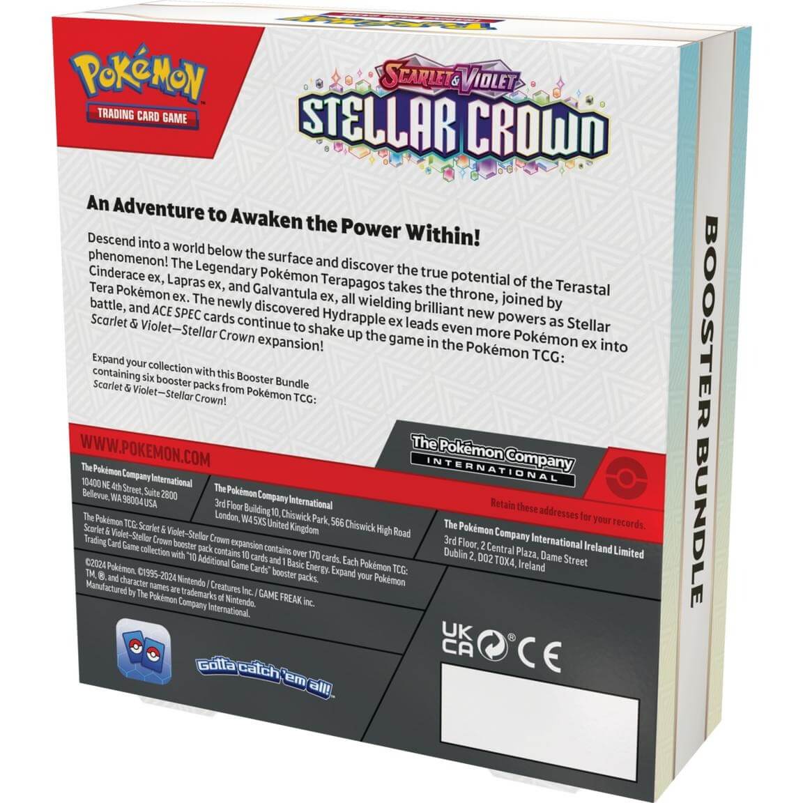 Pokemon TCG: Scarlet & Violet (SV07) Stellar Crown Booster Bundle