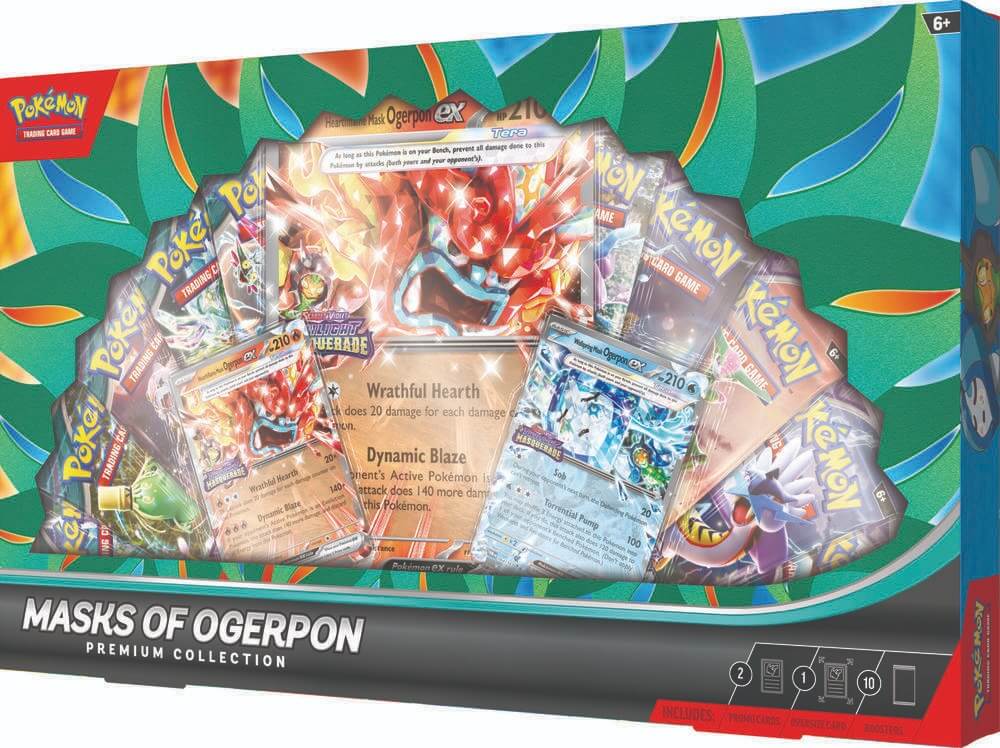 Pokemon TCG: Masks of Ogerpon Premium Collection 6-Box Case