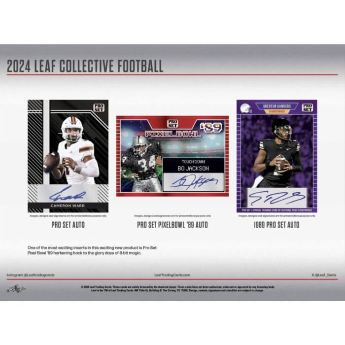 2024 Leaf Collective Football Hobby Box
