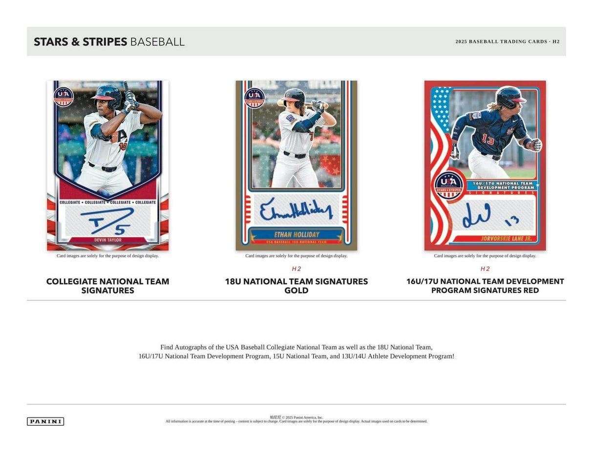 2025 Panini USA Stars & Stripes Baseball H2 Box