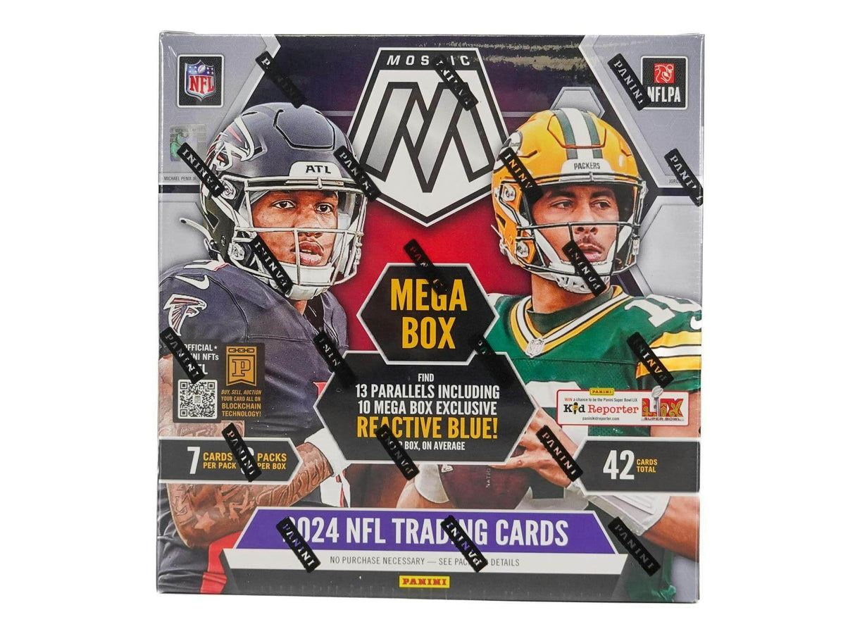 2024 Panini Mosaic Football Mega Box (Reactive Blue Parallels!)