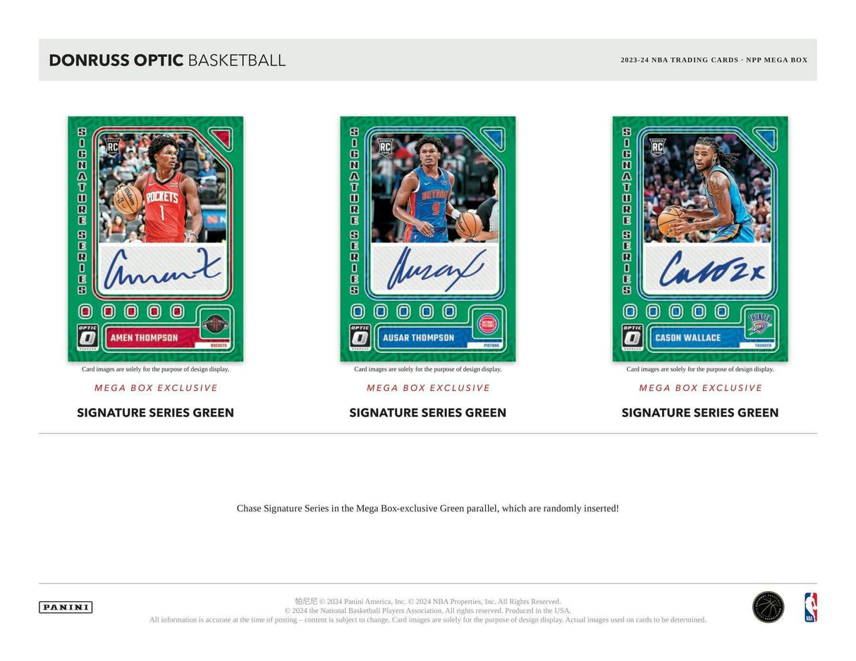 2023/24 Panini Donruss Optic Basketball Mega Box (Hyper Pink Prizms)