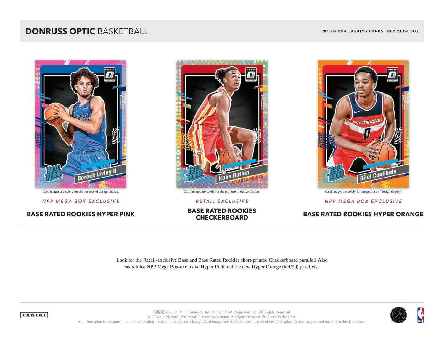 2023/24 Panini Donruss Optic Basketball Mega Box (Hyper Pink Prizms)