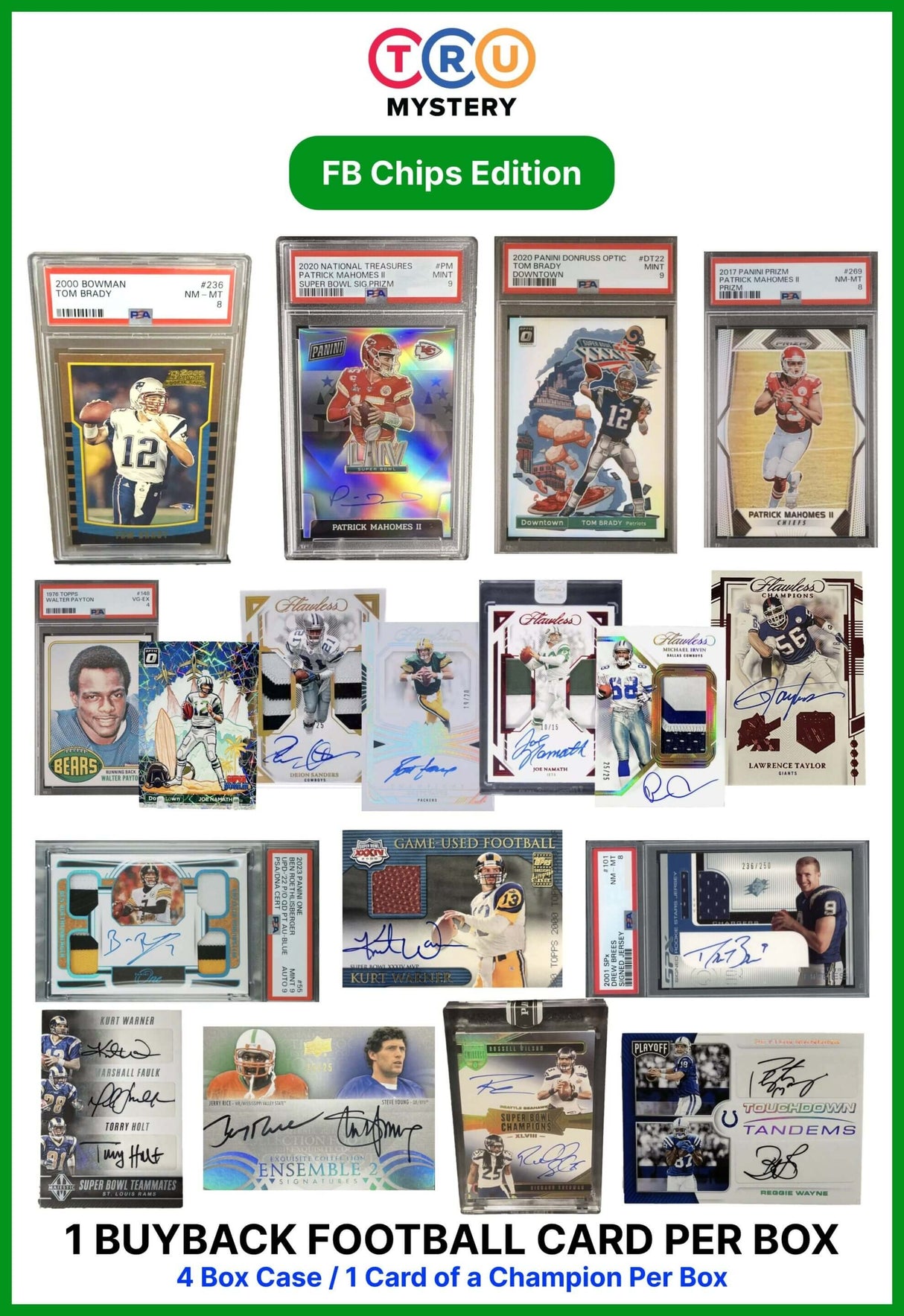 2025 Super Break TruMystery Football Chips Edition Hobby Box