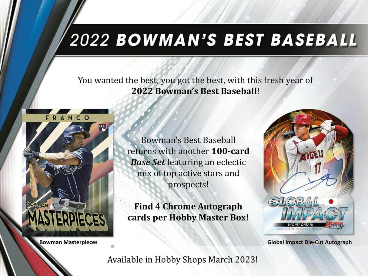 2022 Bowman's Best Baseball Hobby Box