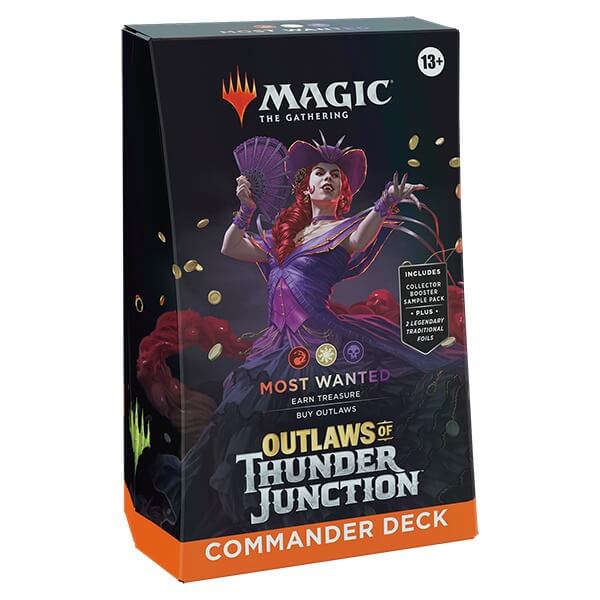 Magic The Gathering: Outlaws of Thunder Junction Commander Deck (4 Decks)
