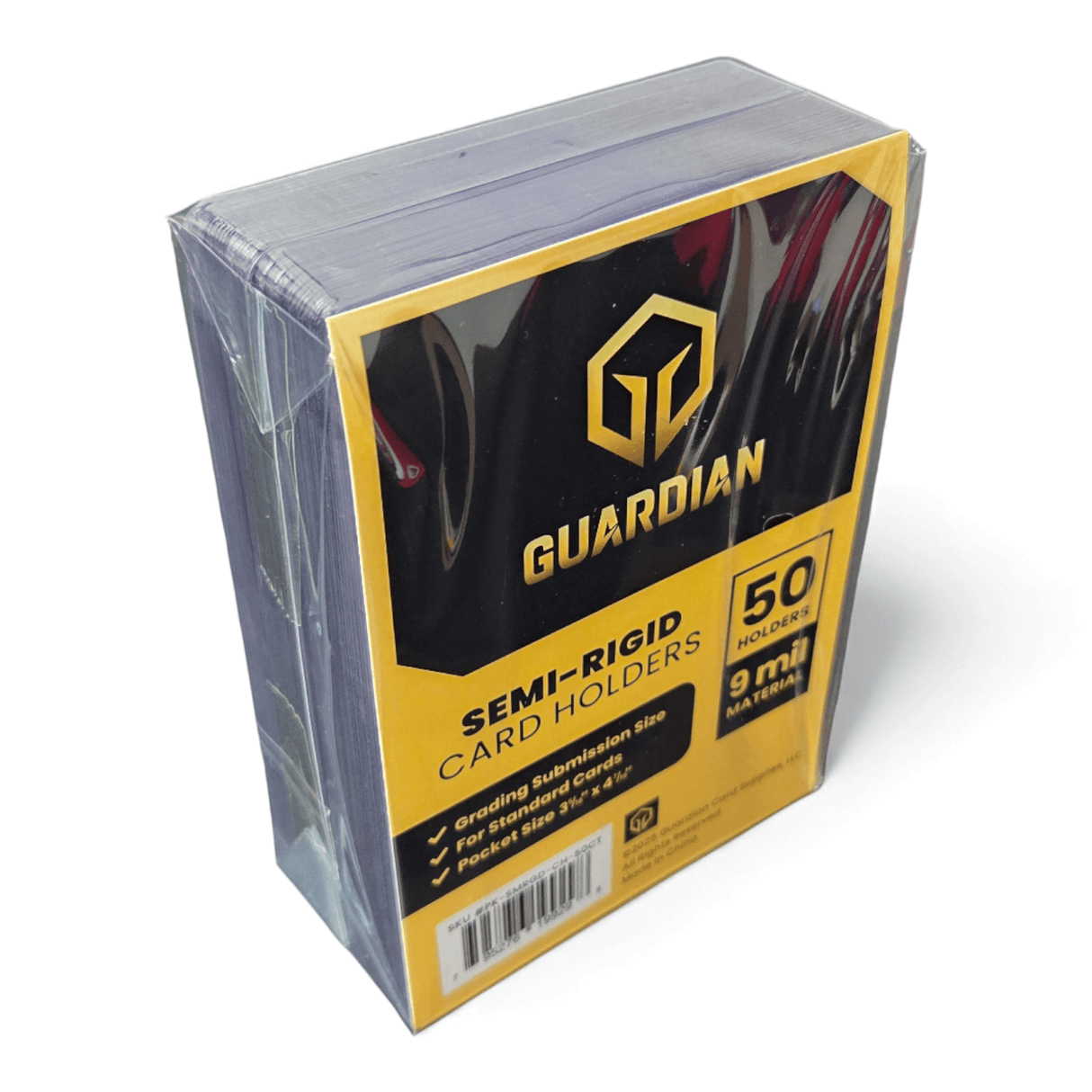 Guardian: Premium Semi-Rigid Trading Card Holders (200ct Box)