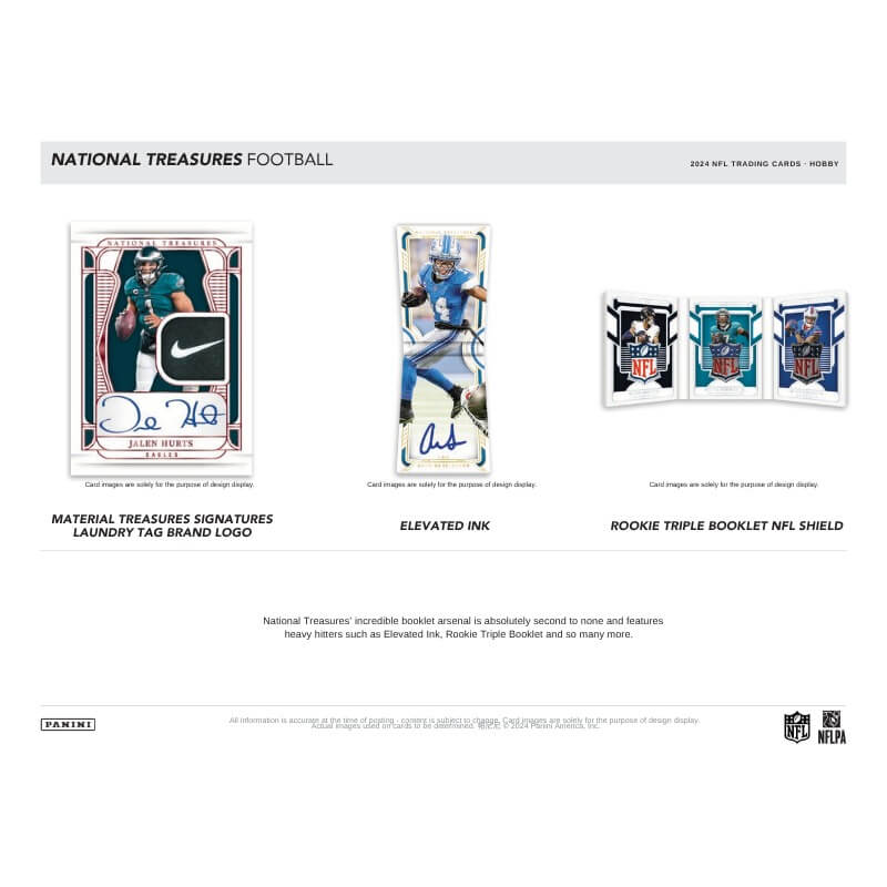 2024 Panini National Treasures Football Hobby 4-Box Case