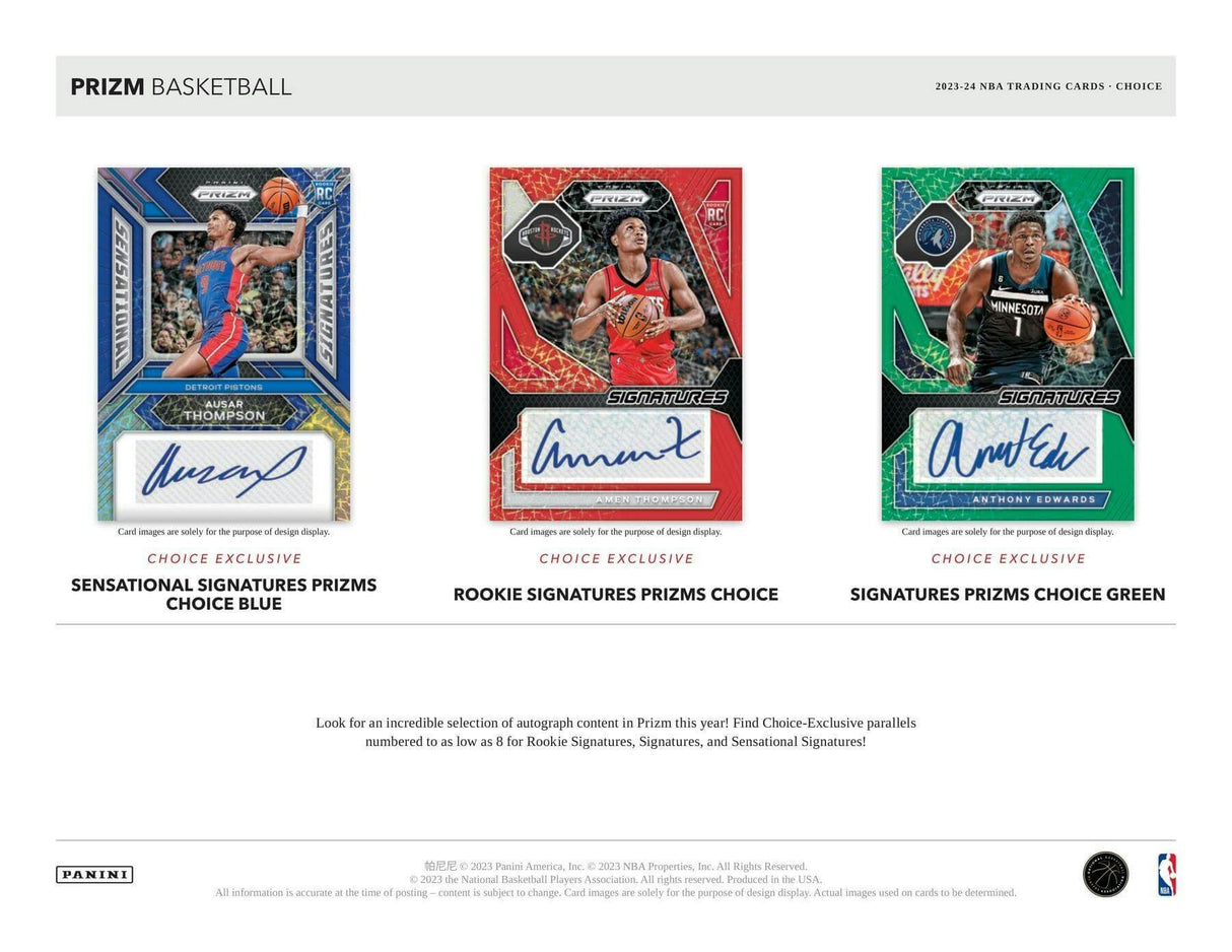 2023/24 Panini Prizm Basketball Choice Box