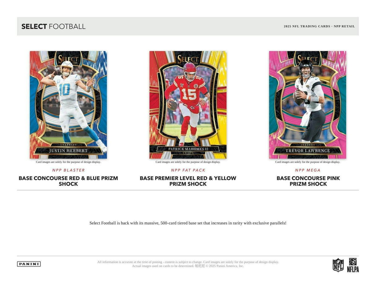 2025 Panini Select Football Blaster 20-Box Case (Red & Blue Prizms!)