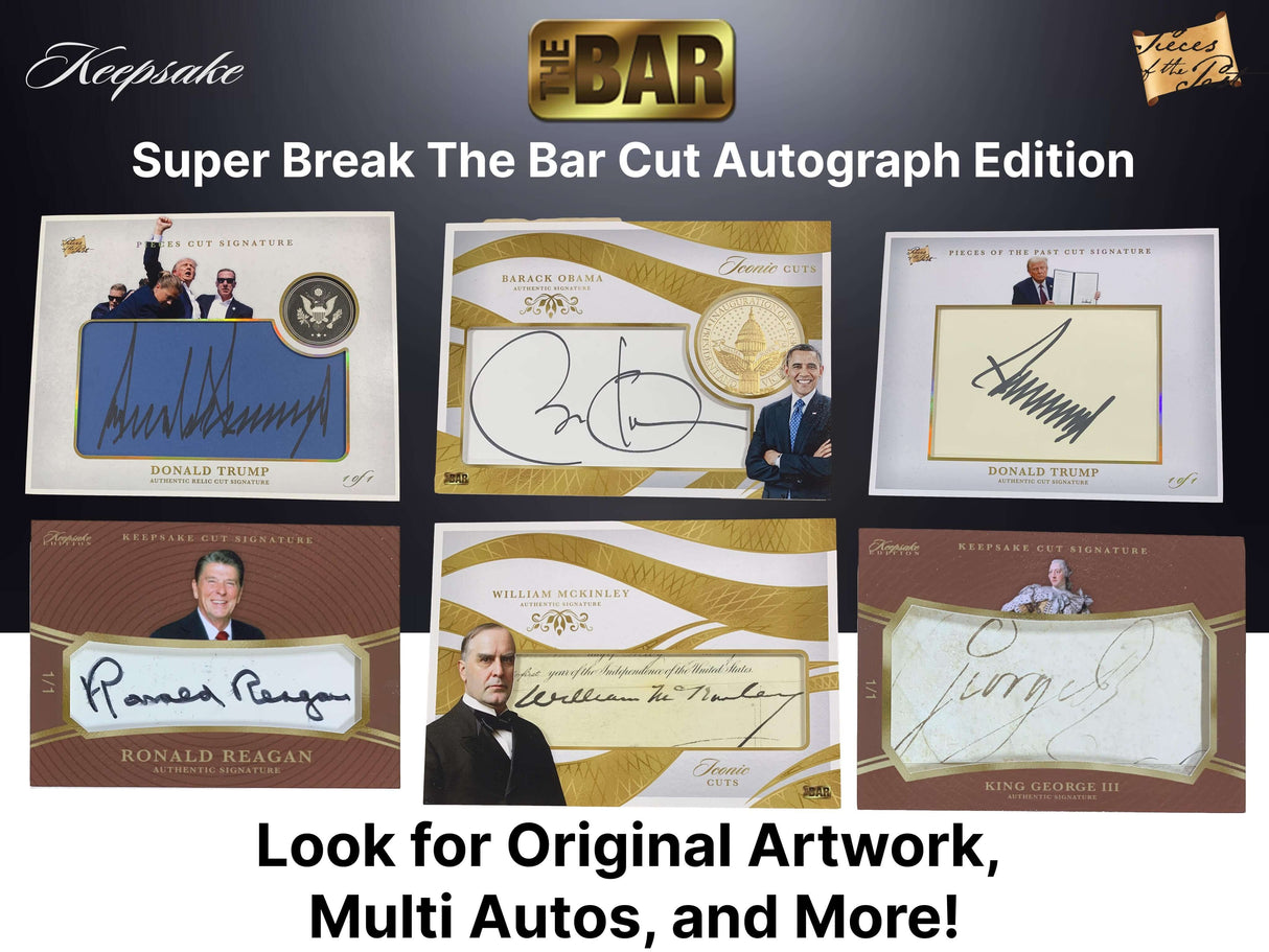 Super Break: The Bar Cut Autograph Hobby Box (1/1 Cut Signatures!)