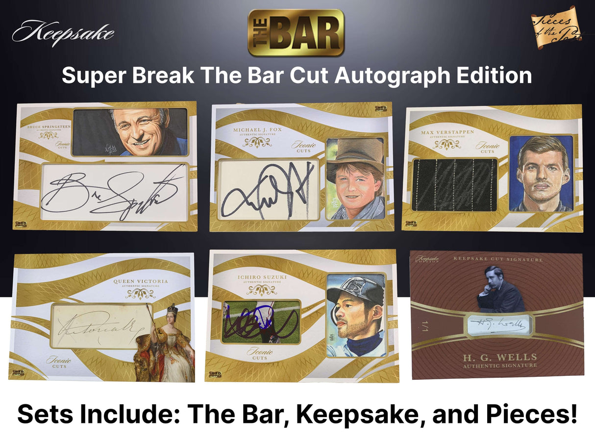 Super Break: The Bar Cut Autograph Hobby Box (1/1 Cut Signatures!)