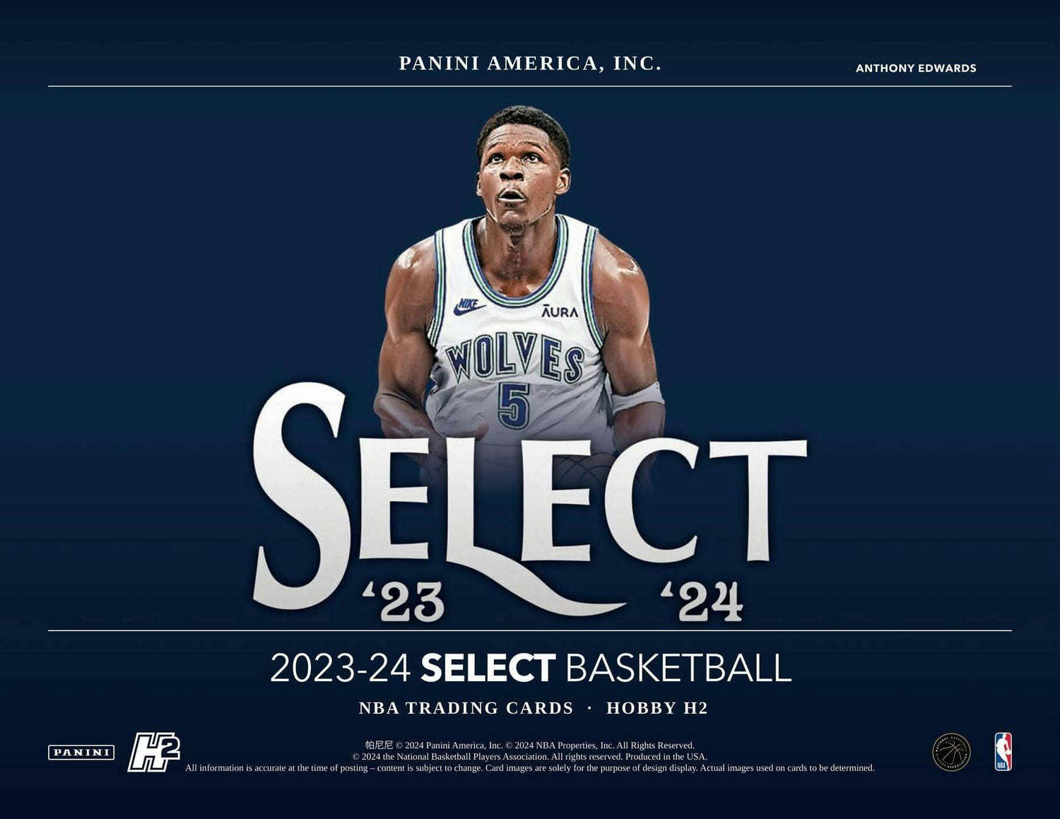 2023/24 Panini Select Basketball H2 Box