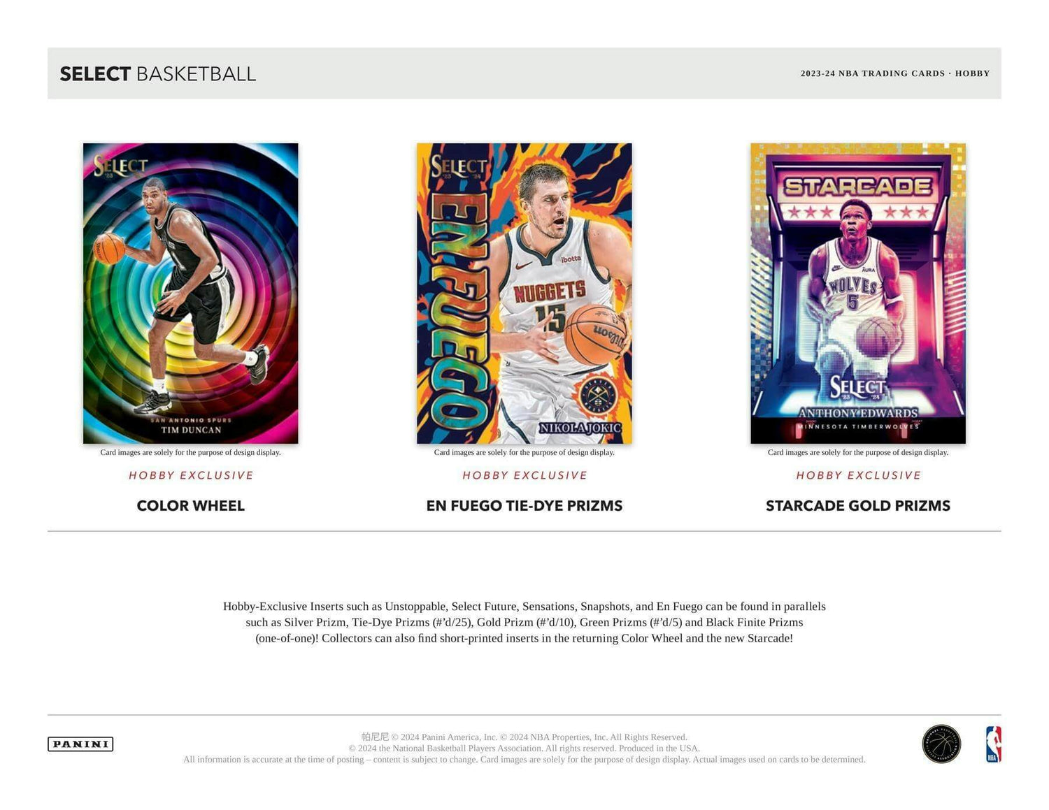 2023/24 Panini Select Basketball Hobby Box
